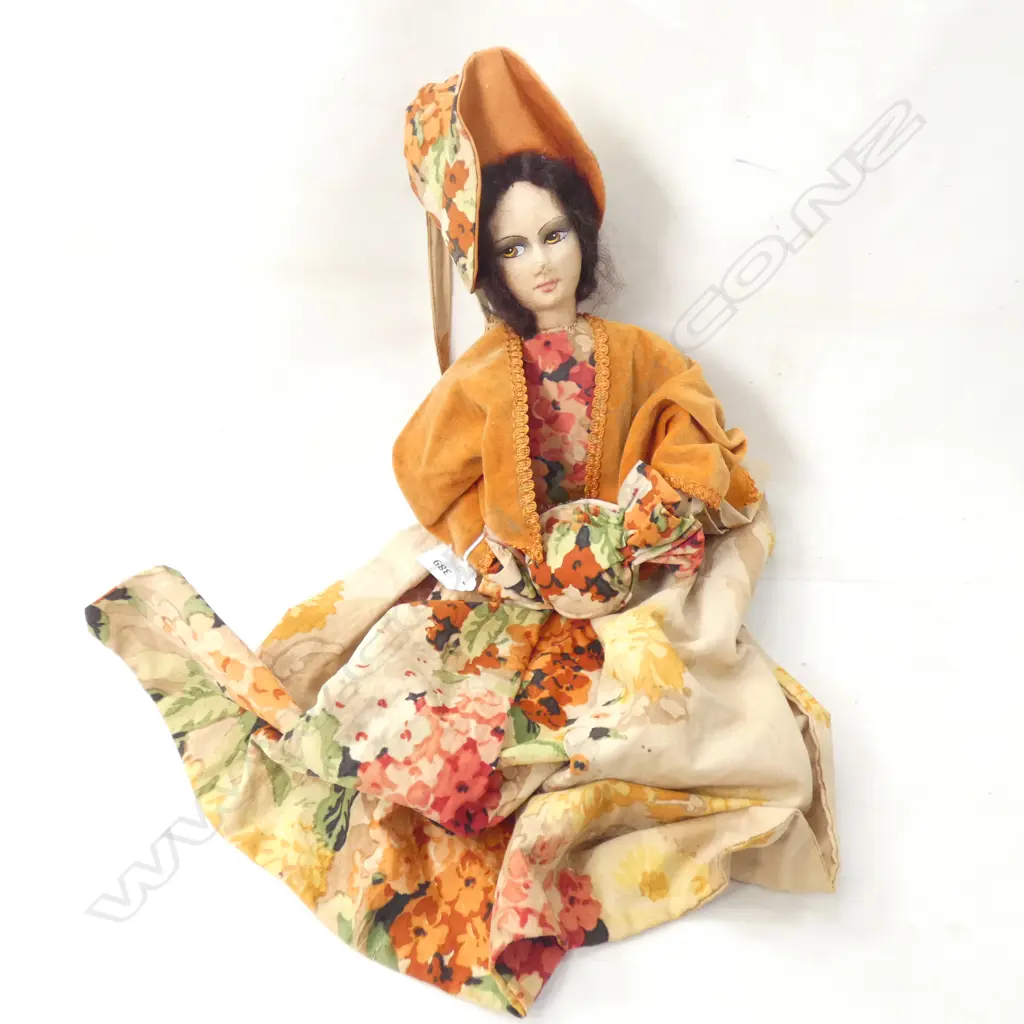 VINTAGE BOUDOIR DOLL L.780mm Image 1++