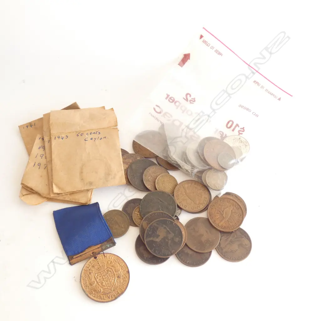 BAG OF ASST. COINS ETC Image 1++