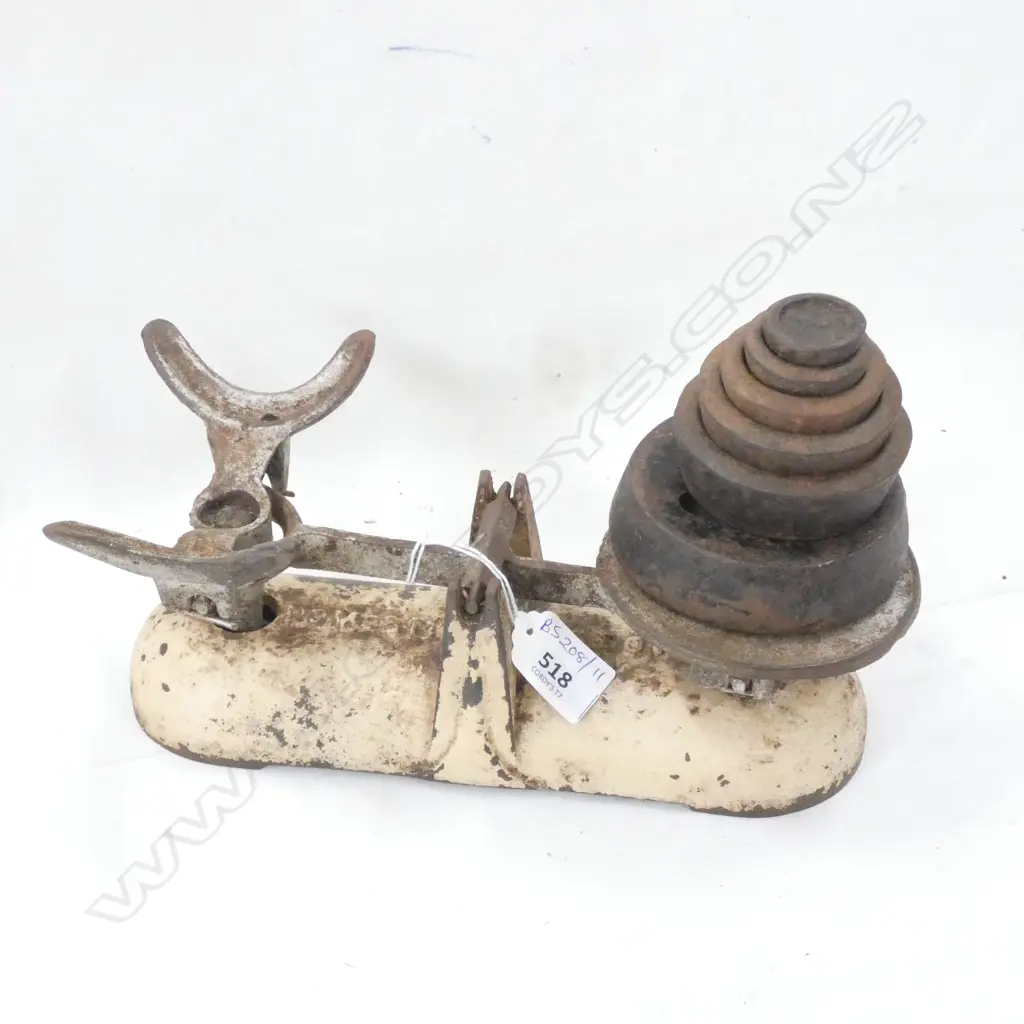 SET OF CAST IRON SCALES W.250mm Image 1++