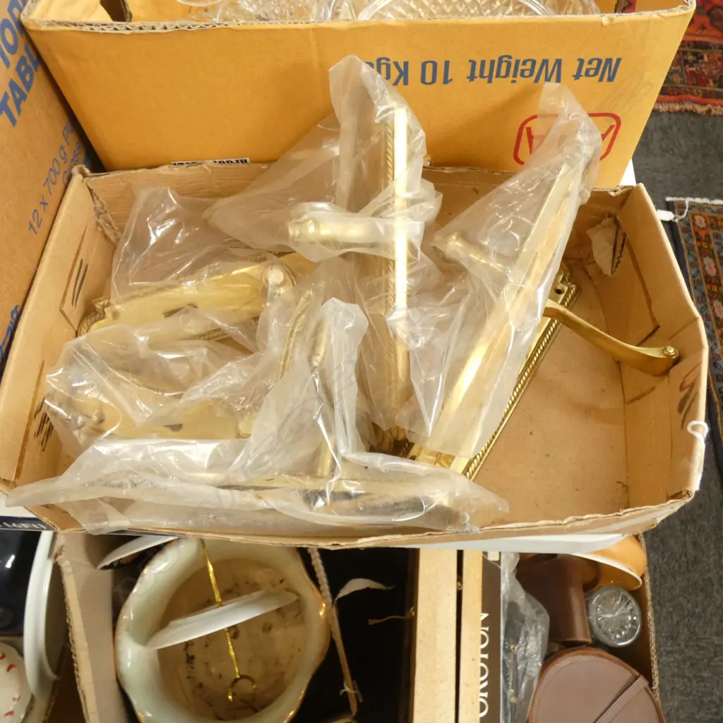 ASST BRASS DOOR HANDLES Image 1++