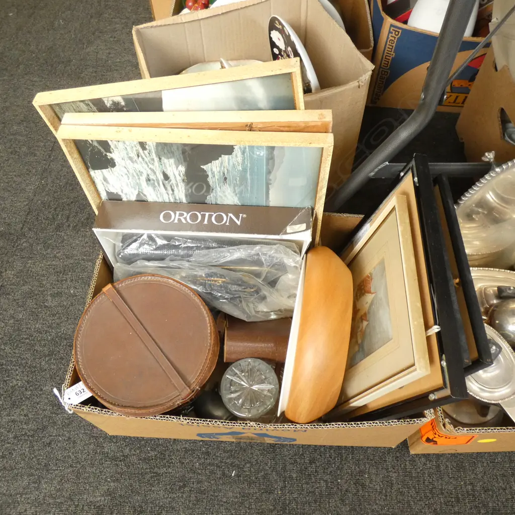 BOX LOT ARTWORKS, OROTON, COLLAR BOX ETC Image 1++