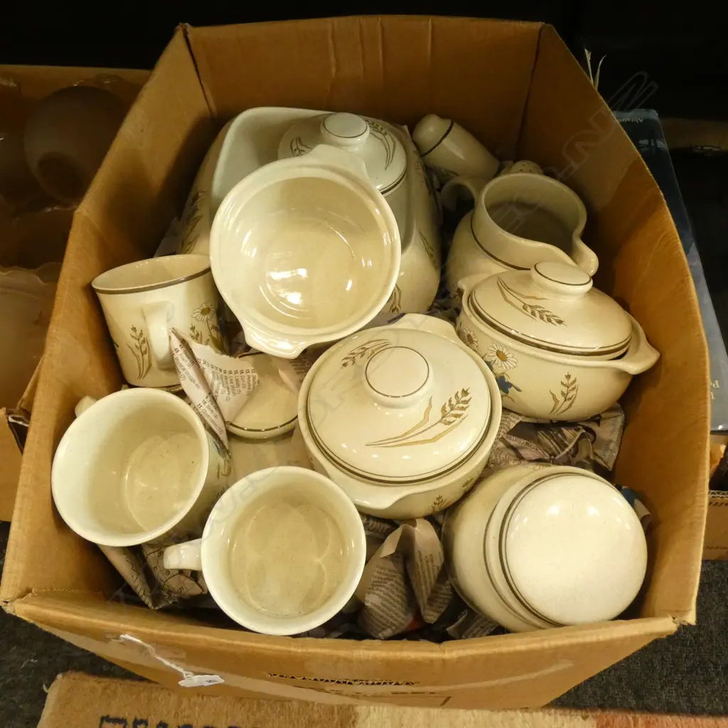 RETRO ROYAL DOULTON 'TOP HILL' DINNER SERVICE - 57 PCS Image 1++