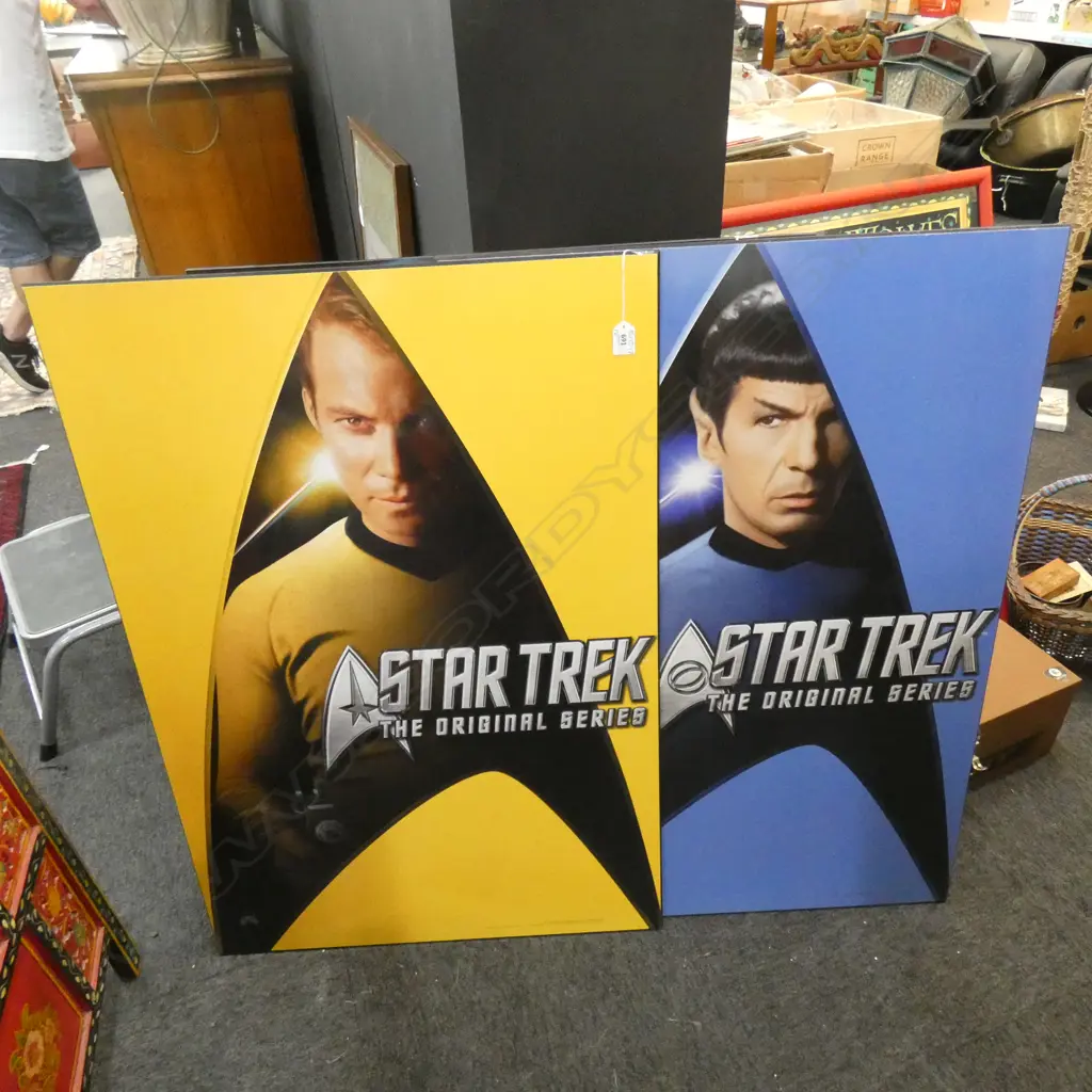 PR LG STAR TREK 'THE ORIGINAL SERIES' MOUNTED POSTERS 680 X 990MM Image 1++