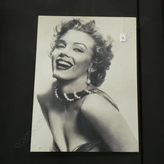 MARILYN MONROE PHOTO ON CANVAS  425 X 560MM