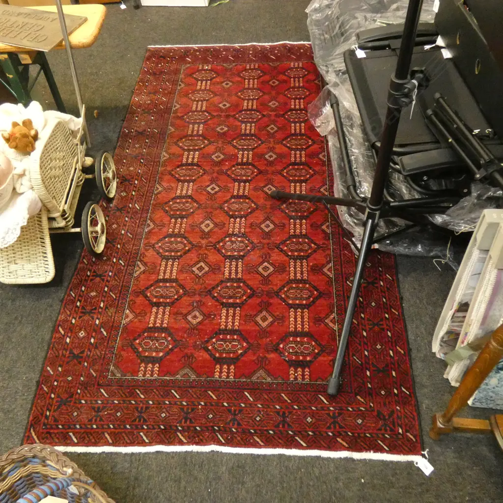 HAND WOVEN WOOL RUG... Image 1++