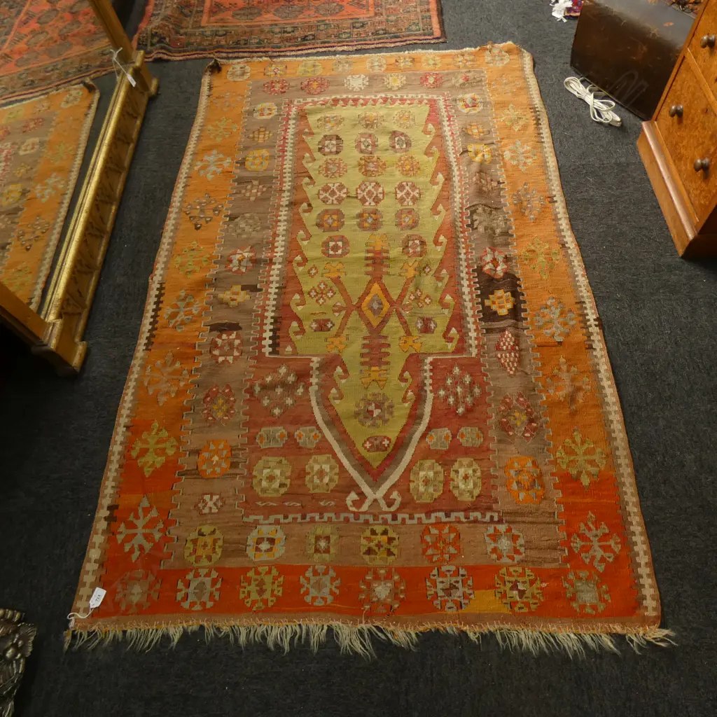 GOOD OLD KELIM RUG MINOR FAULTS... Image 1++