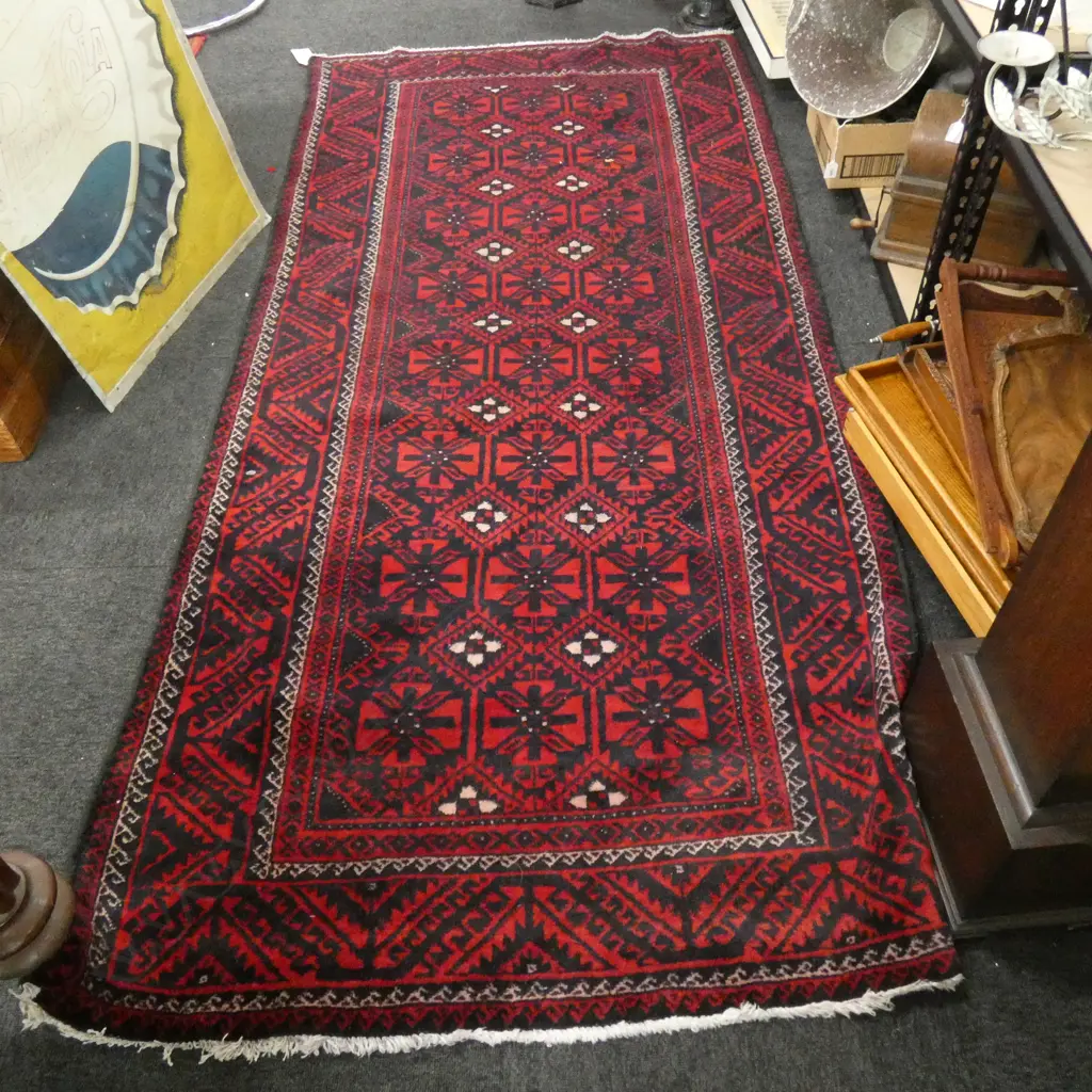 PERSIAN BALUCHI RUG 245 x 114cm Image 1++