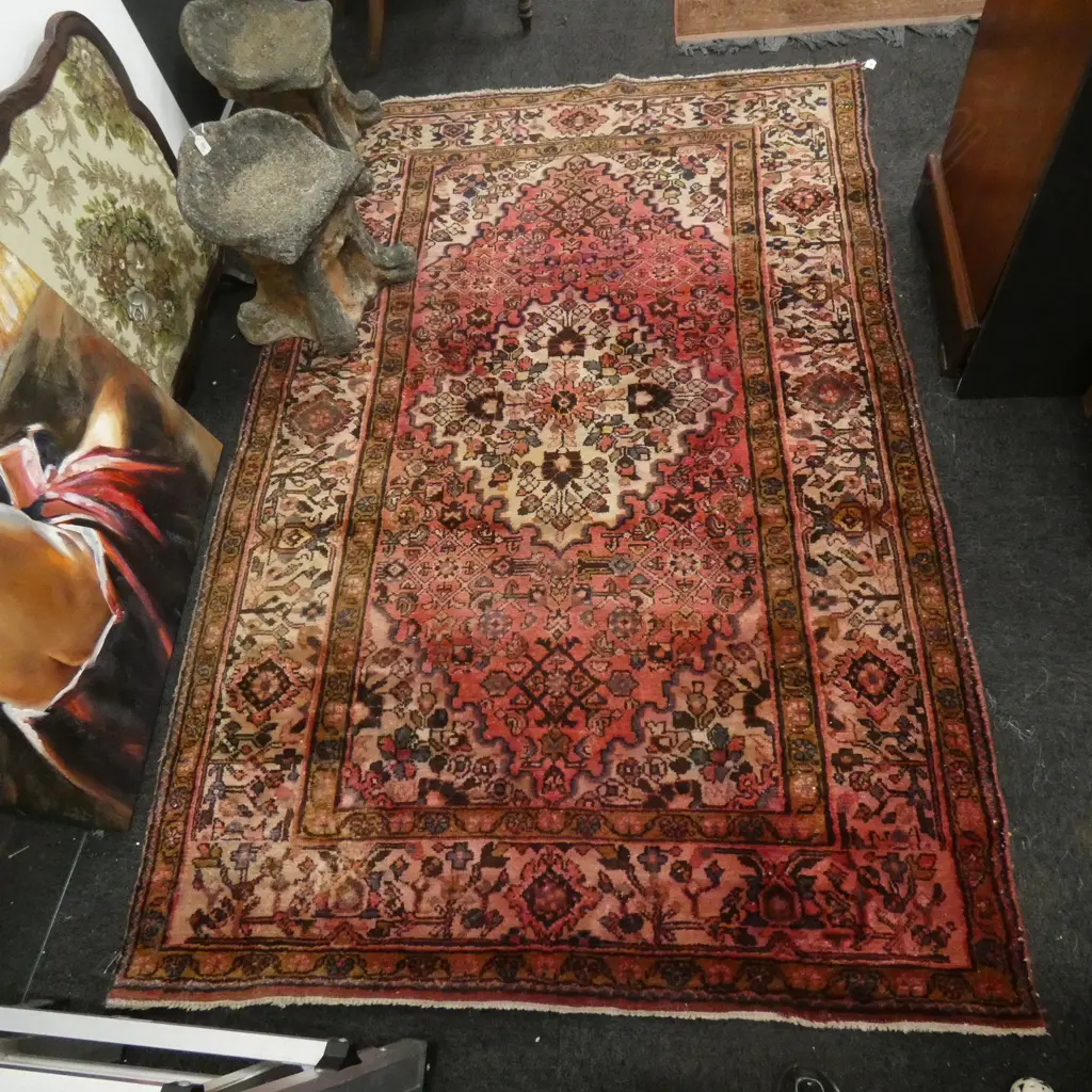 HAND KNOTTED WOOL PILE RUG AF... Image 1++
