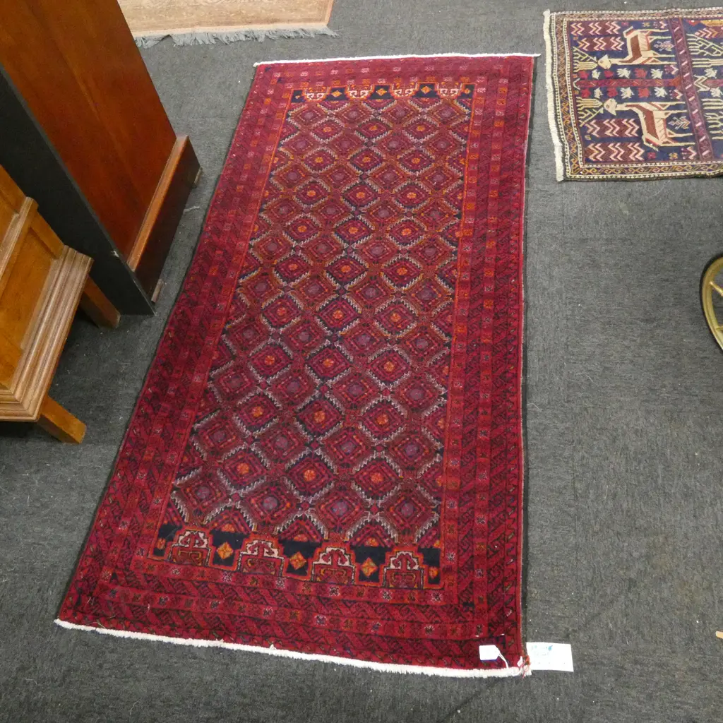 PERSIAN BALUCHI RUG 187 x 92cm Image 1++