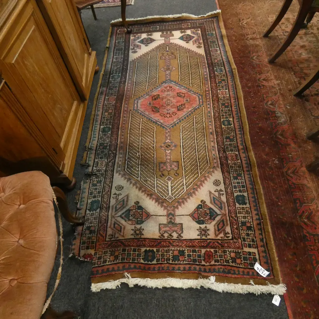 HAND KNOTTED WOOL PILE PERSIAN SOMAK RUG AF... Image 1++