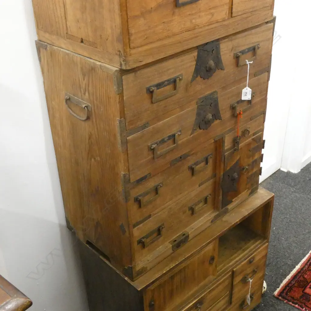 SM VINTAGE JAPANESE KO-DANSU CABINET ... Image 1++