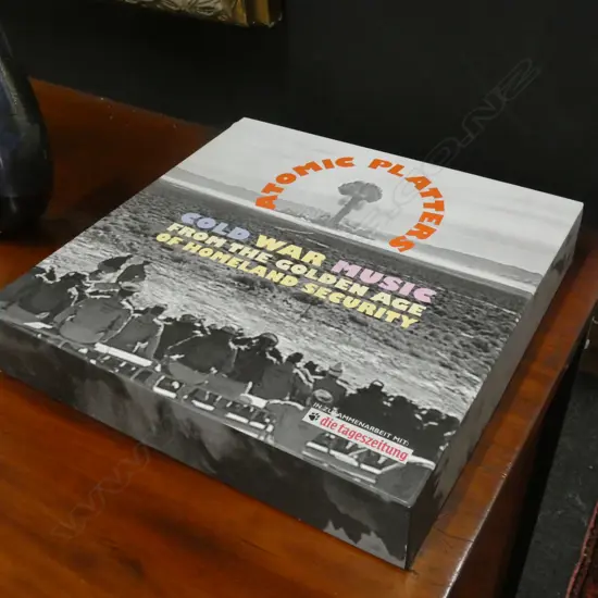 CASED BOOK & CDS 'ATOMIC PLATTERS: COLD WAR MUSIC' 