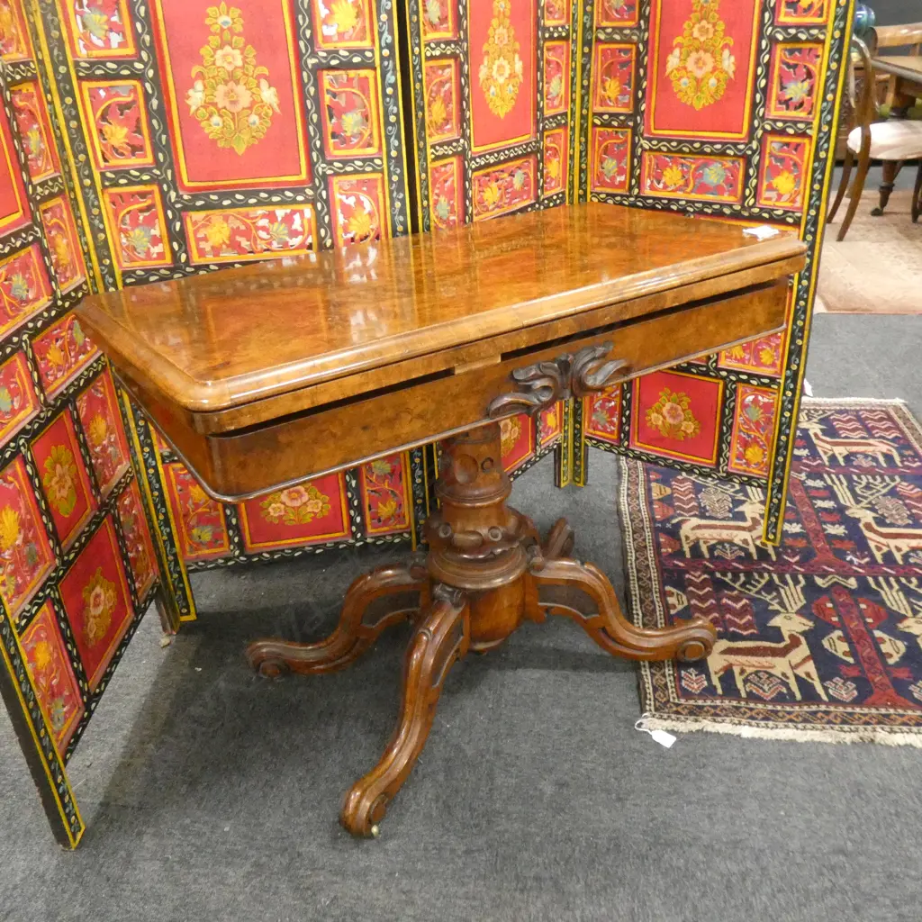 VICTORIAN CARD TABLE... Image 1++