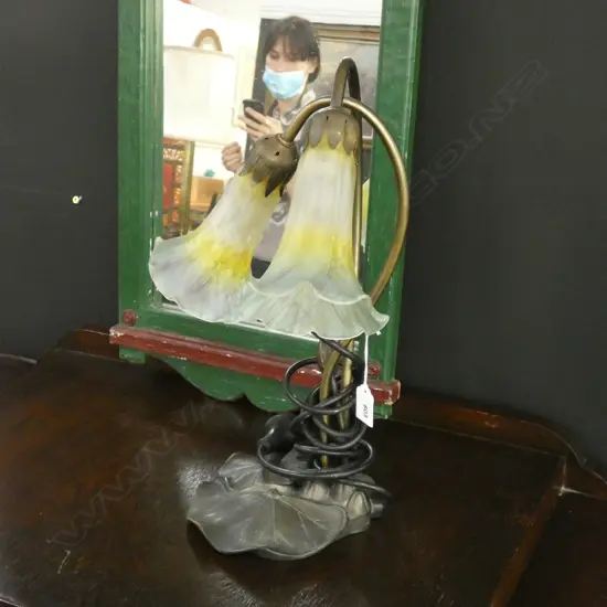 ART NOUVEAU STYLE LILY LAMP H.400mm