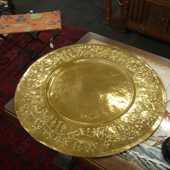 BRASS TRAY 620mm dia