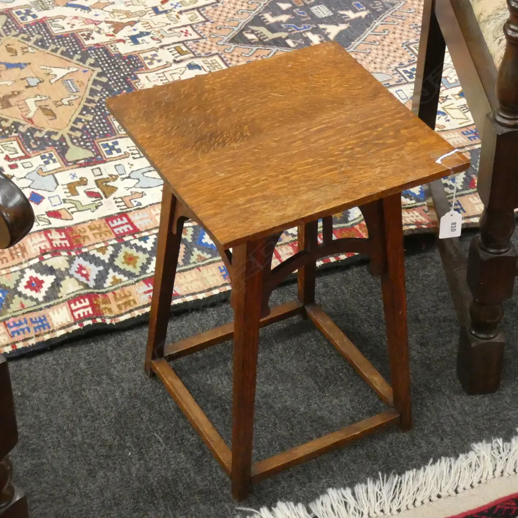 OAK ART NOUVEAU SM TABLE  290 X 280 X 400MM Image 1++