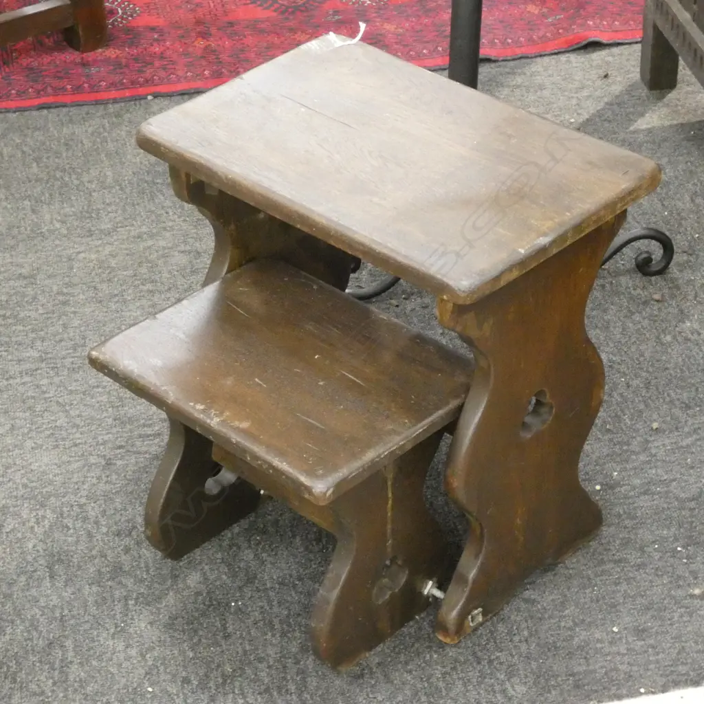 FOLDING WOODEN STEPS W.390mm Image 1++