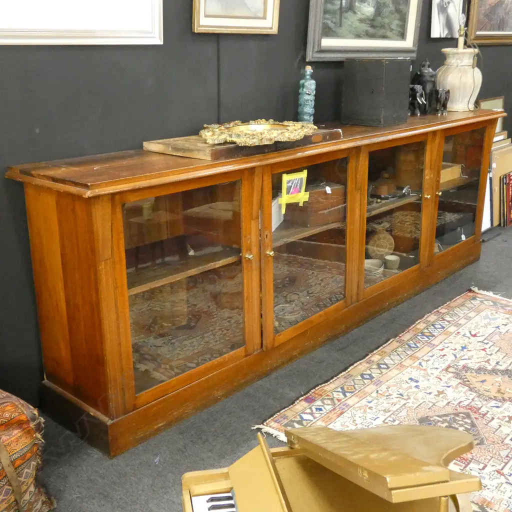 VERY LONG AUSTRALIAN BLACKWOOD CABINET... Image 1++