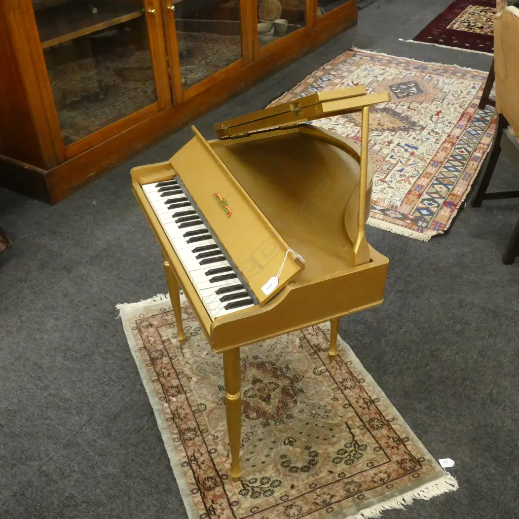 ZYLOPHONE AS GOLD GRAND PIANO W.630mm Image 1++