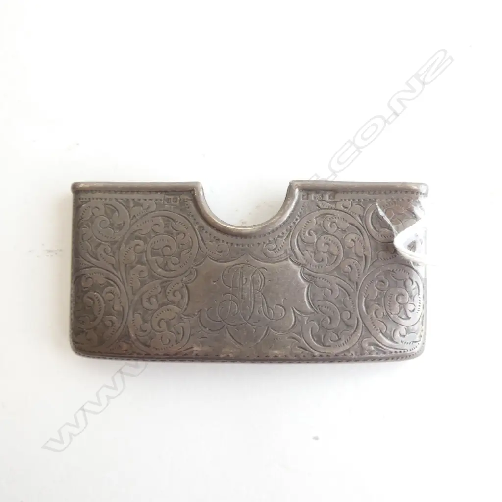 (16159) ANTIQUE SILVER CARD CASE Image 1++