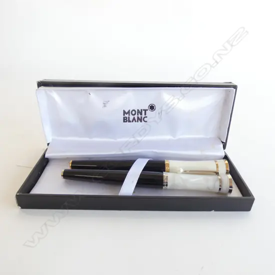 PR MONT BLANC PENS, CASED