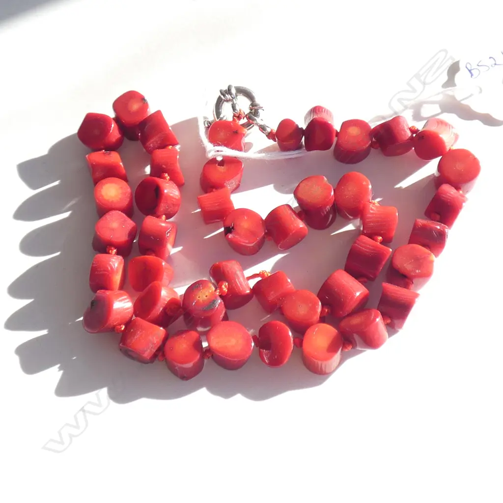 RED CORAL NECKLACE L.510mm Image 1++