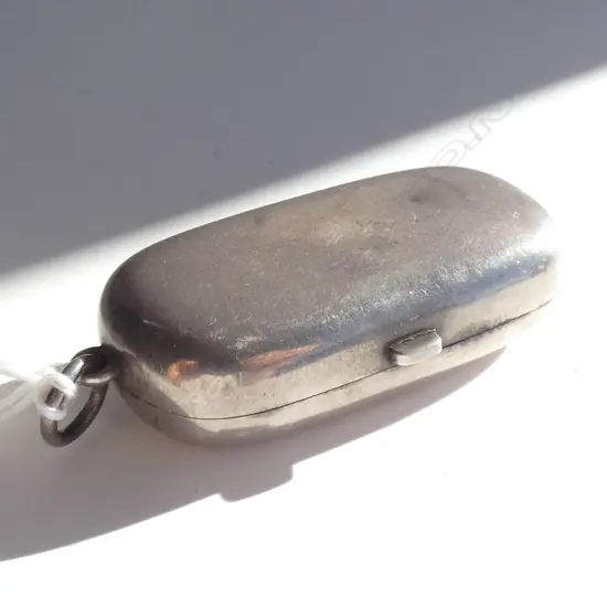 EDWARDIAN SILVER DBLE SOVEREIGN CASE