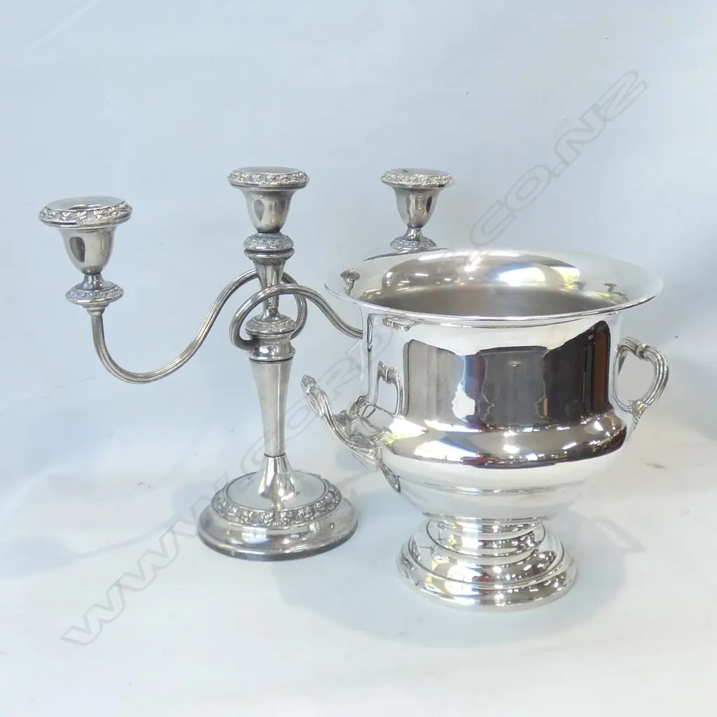 ICE BUCKET & CANDLESTICK H.210mm Image 1++