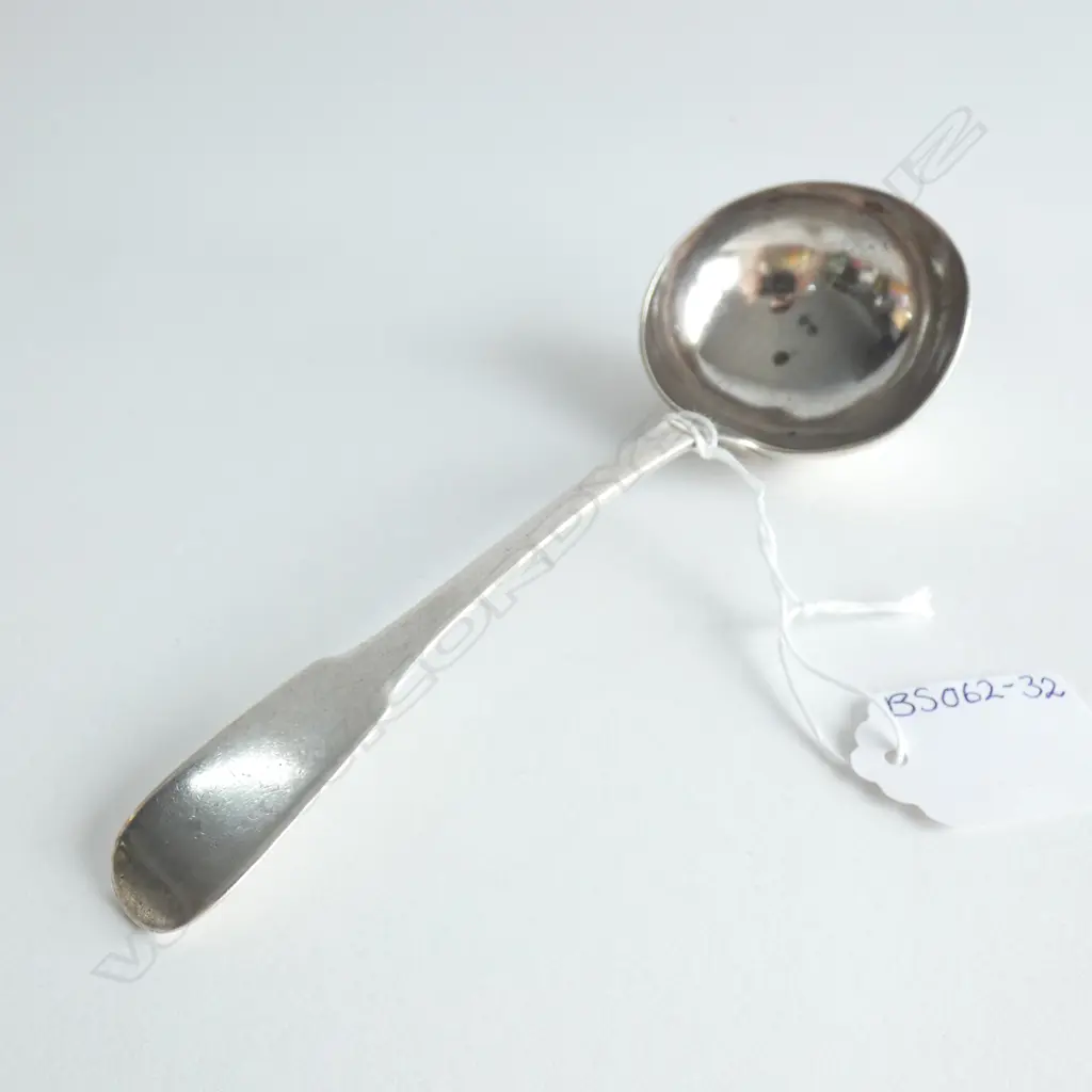 19TH CENTURY FRENCH STG SILVER SM LADLE L 175MM  47GMS Image 1++