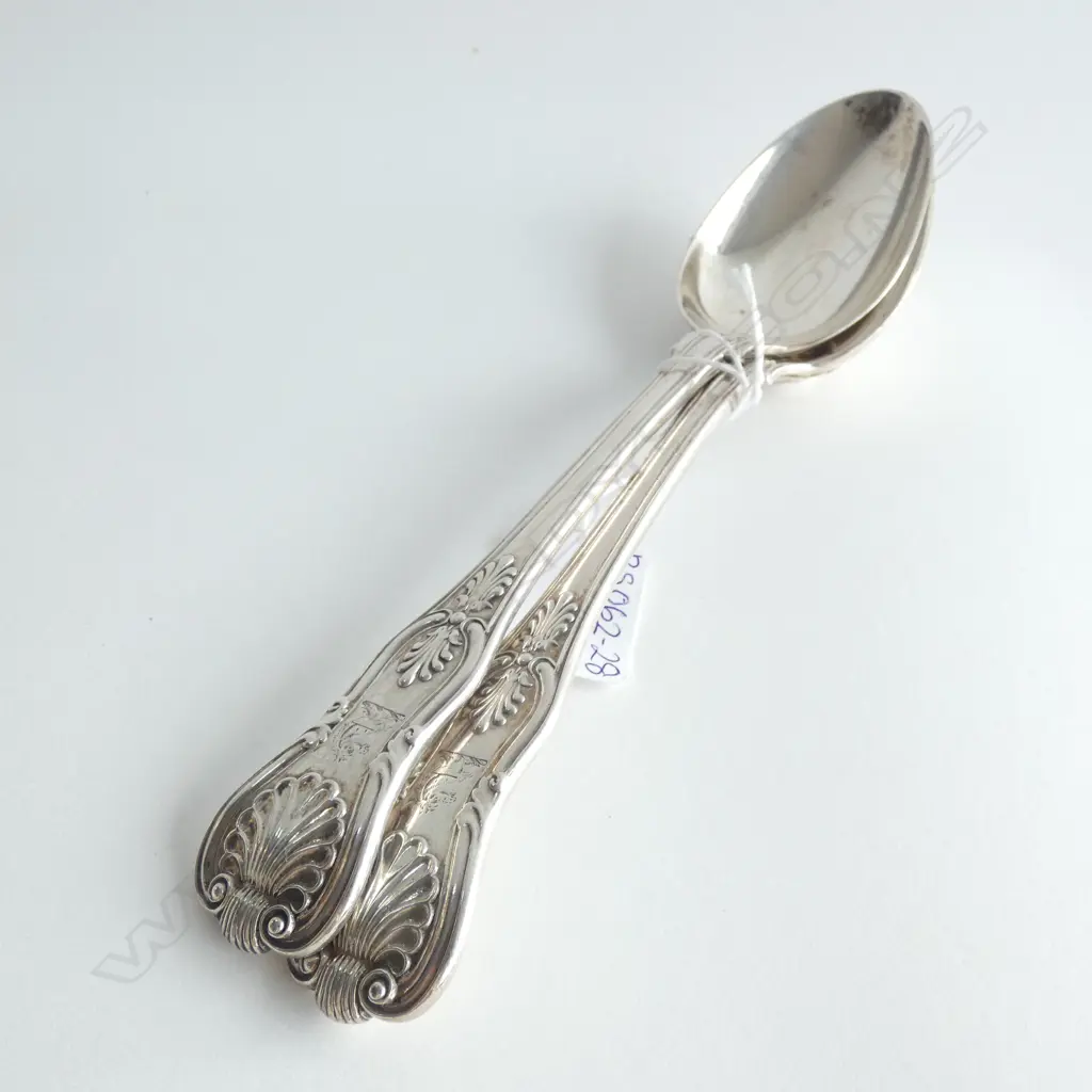 (19768) PR STG SILVER TABLESPOONS LONDON 1831 169GMS Image 1++