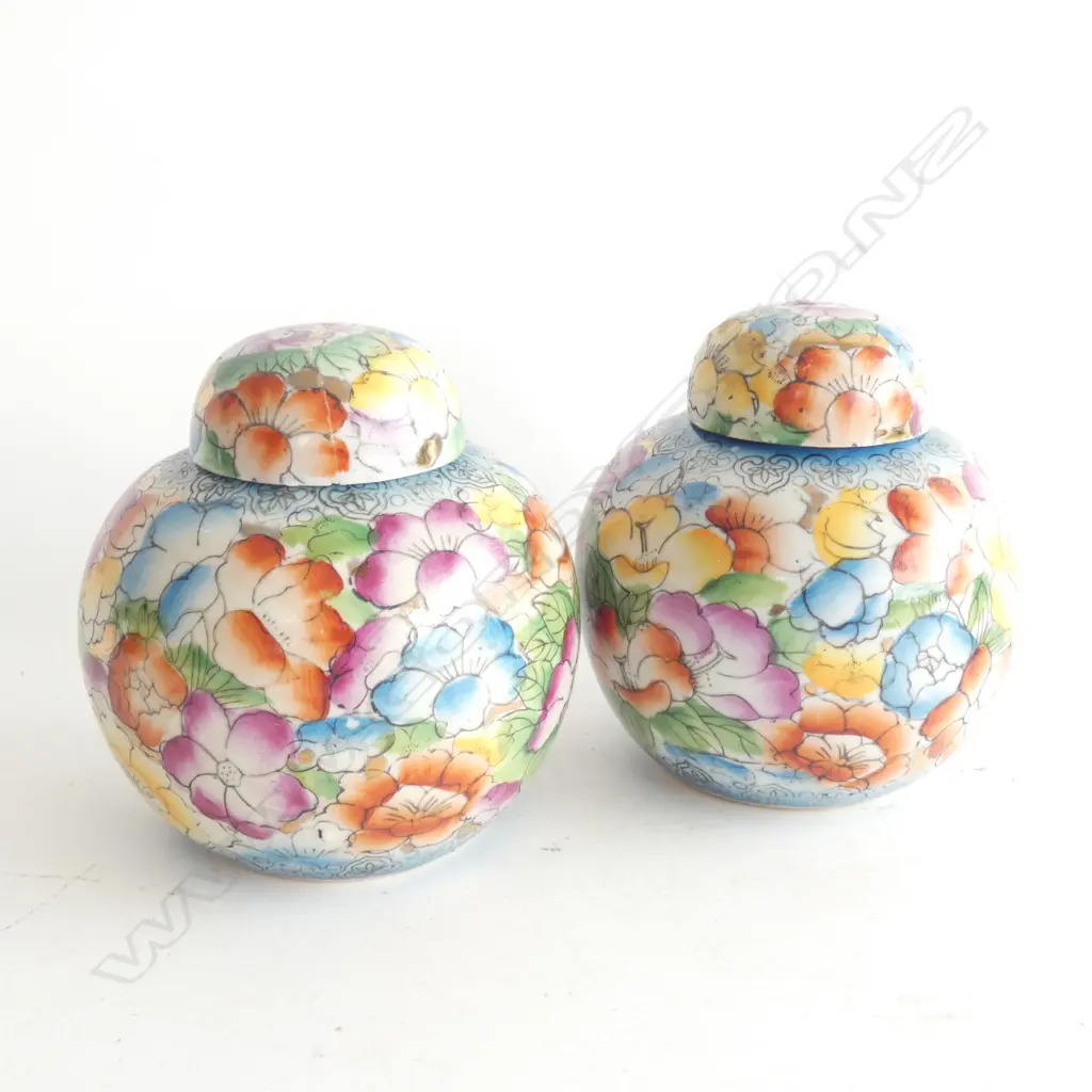 PR MILLE FLEUR GINGER JARS (1 LID A/F) H. 115MM Image 1++