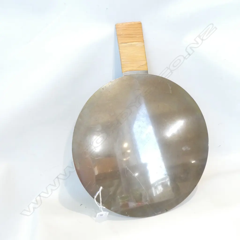 OLD METAL JAPANESE MIRROR 305mm dia Image 1++