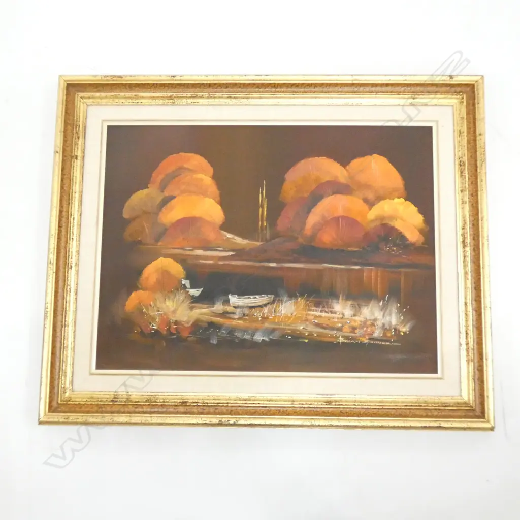 BRIAN BOUVERIE 'AUTUMN GLOW' OIL 440x595mm Image 1++