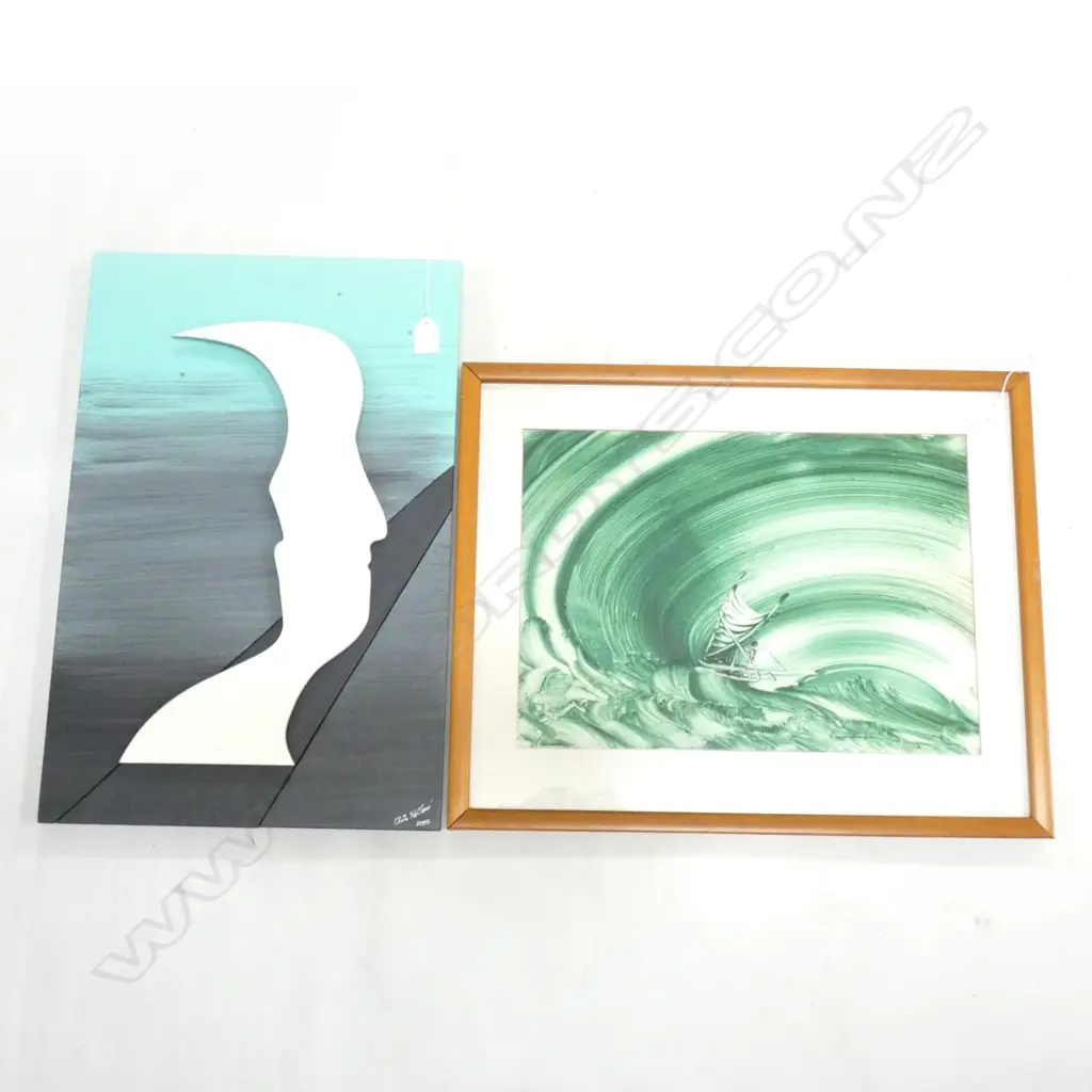 3D CONTEMPORARY ART BY CHRIS POLLON 2002  375 X 565MM + ONE OTHER Image 1++