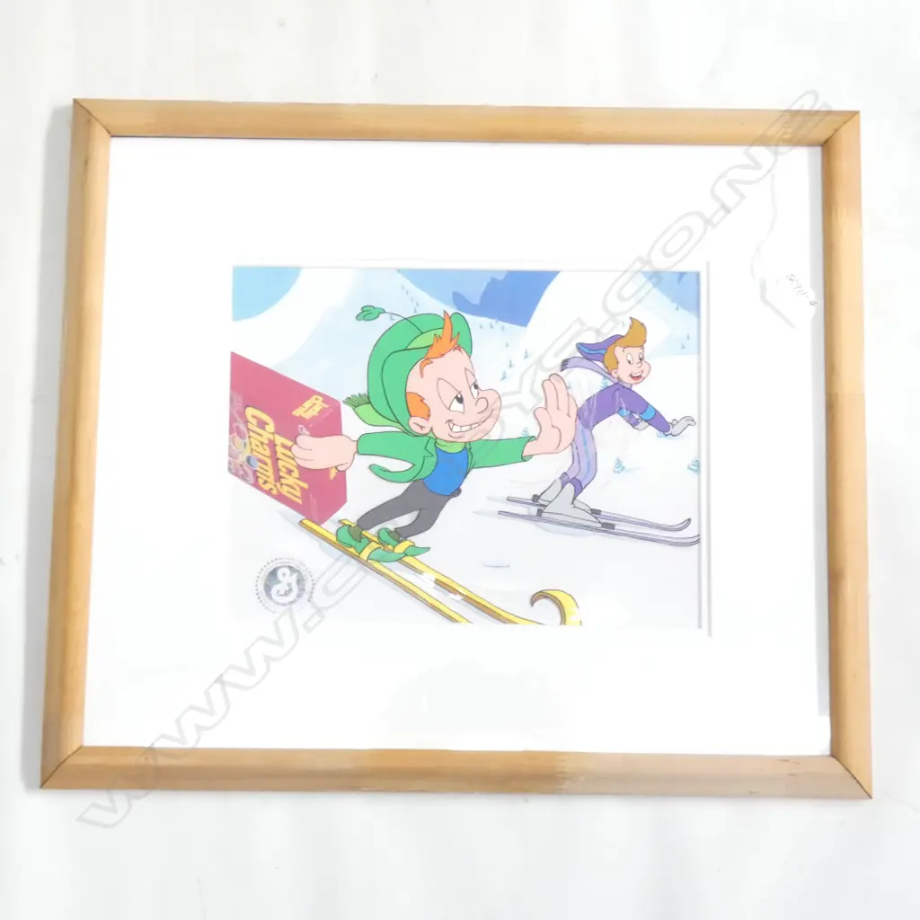'LUCKY CHARM' CEREAL COMMERCIAL HAND PAINTED CEL. Image 1++