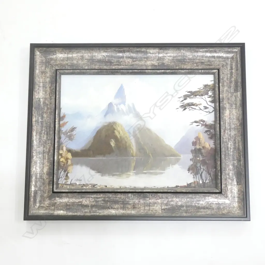 E. J. THOMAS 'MITRE PEAK' OIL 215x290mm Image 1++