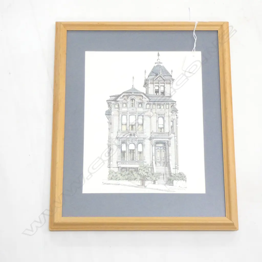DEBBIE PATRICK -  FULTON ST SAN FRANCISCO SIGNED PRINT 200 X 250MM Image 1++