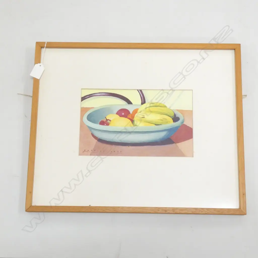 JON TOOTILL (b.1951) FRUIT BOWL STILL LIFE, Oil on paper, signed & dated 1986, 155 x 250mm Image 1++