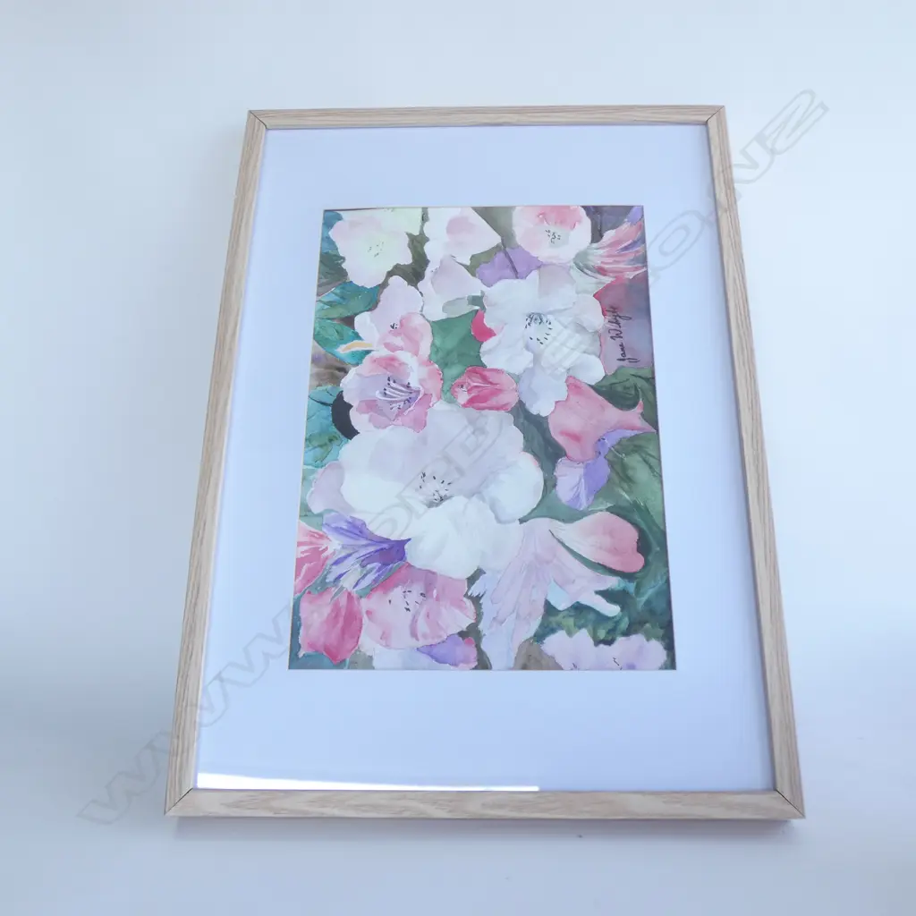 JANE WHYTE "RHODODENDRON" W/C 410 X 290MM Image 1++