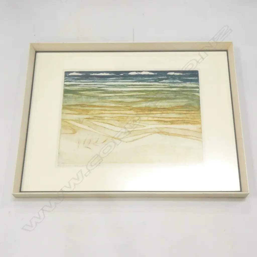 ALLISON PICKMERE PAKARI SANDHILLS ETCHING 50 / 80 SIGNED AND DATED ‘70 390 X 515 MM Image 1++