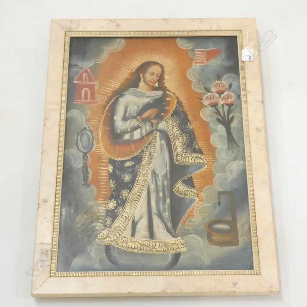RELIGIOUS OIL ON CANVAS 370 X 540MM Image 1++