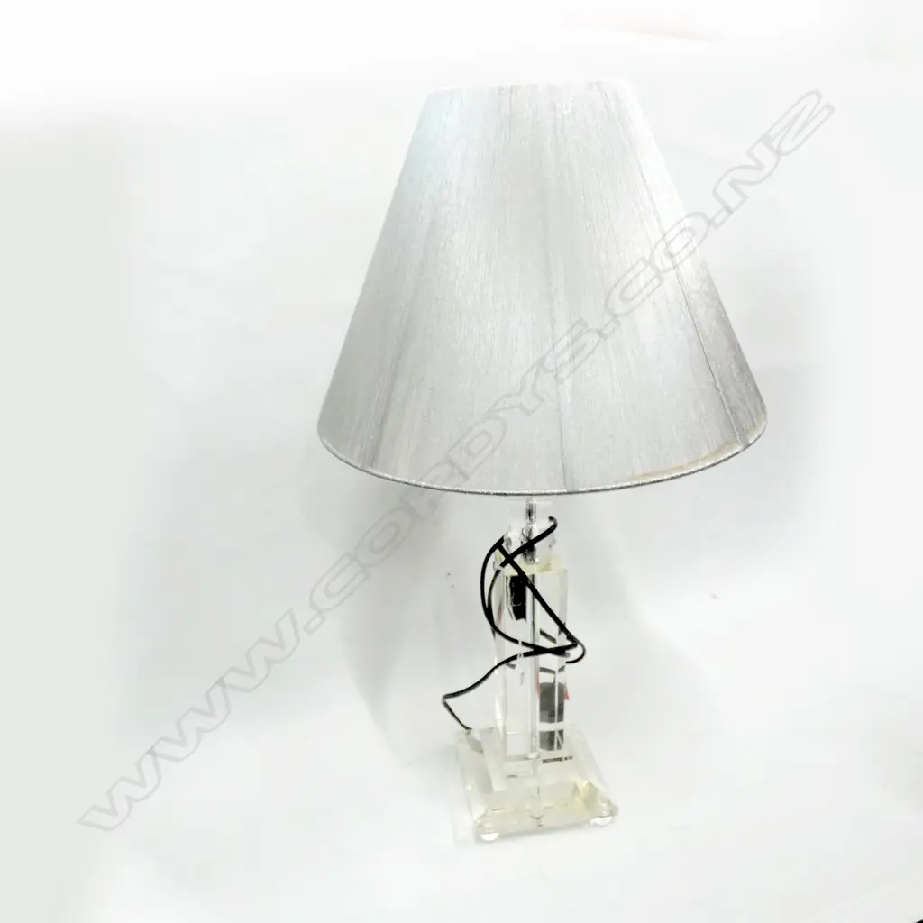 LARGE CRYSTAL LAMP H.670mm Image 1++