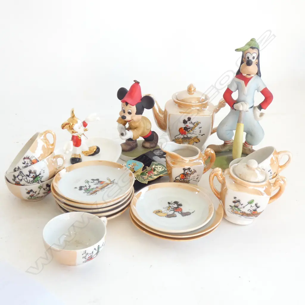 ASST DISNEY COLLECTABLES: LUSTRE CHILDS TEASET... Image 1++
