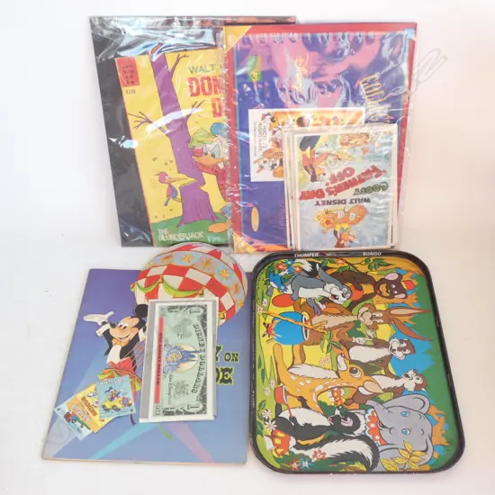 ASST VINTAGE DISNEY PRINTED MATERIAL: DONALD DUCK COMIC 1974...