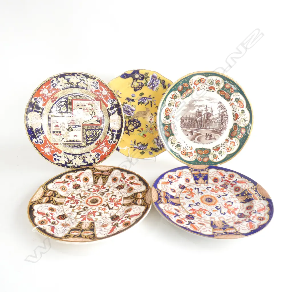 MASON IRONSTONE 5 DECROTIVE LARGE PLATES Image 1++
