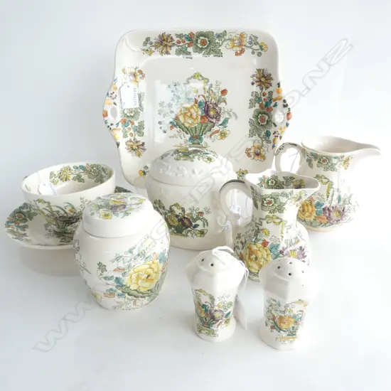MASON IRONSTONE 7 PCS STRATHMORE PAT