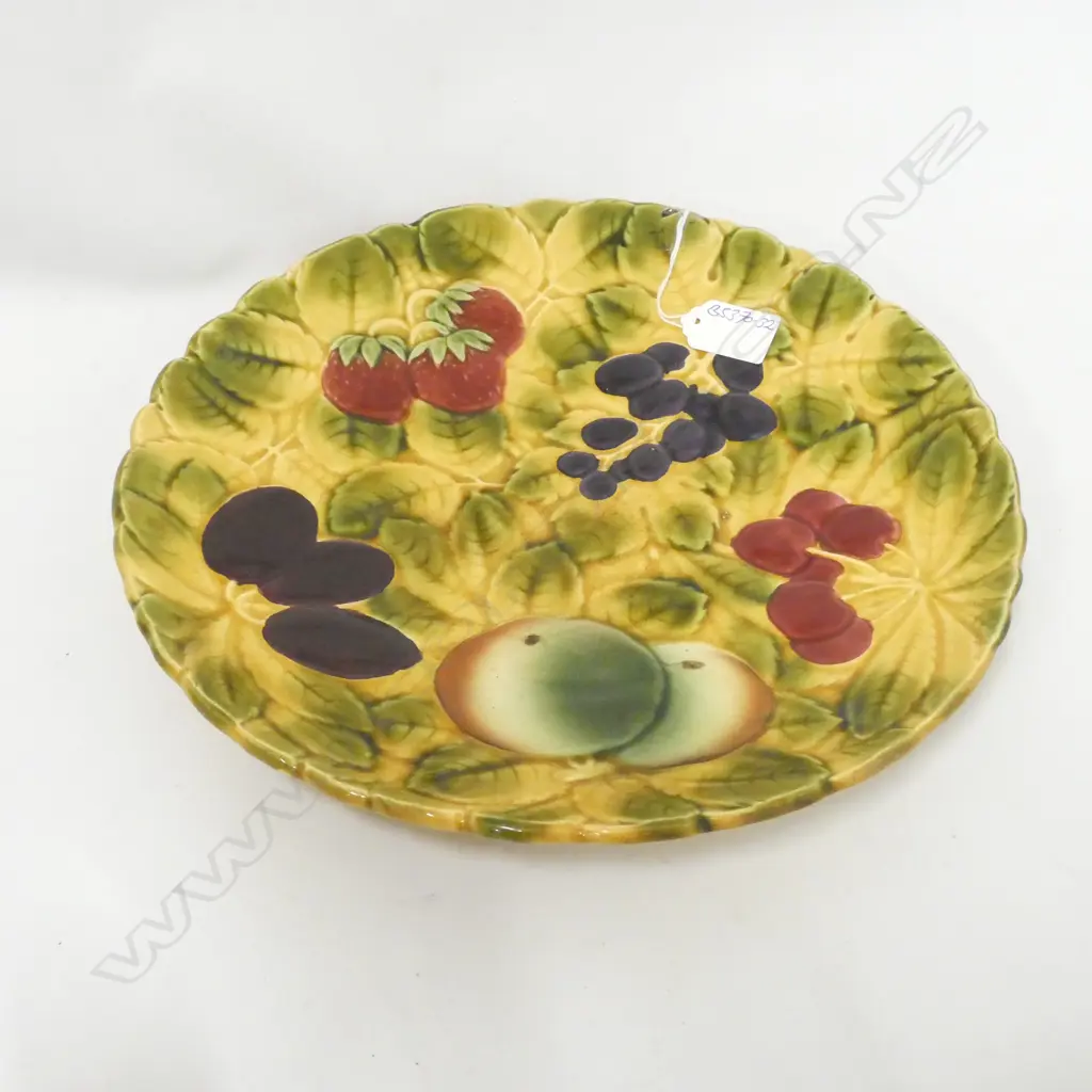 SARREGUEMINES FRENCH POTTERY LGE DISH Dia.305mm Image 1++