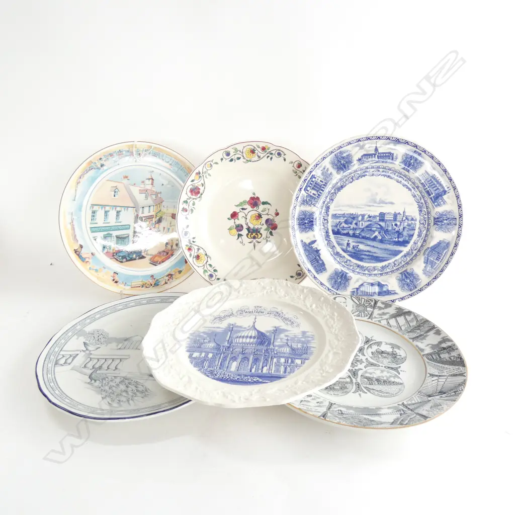 MASON IRONSTONE 6 LARGE PLATES VARIOUS PATS Image 1++
