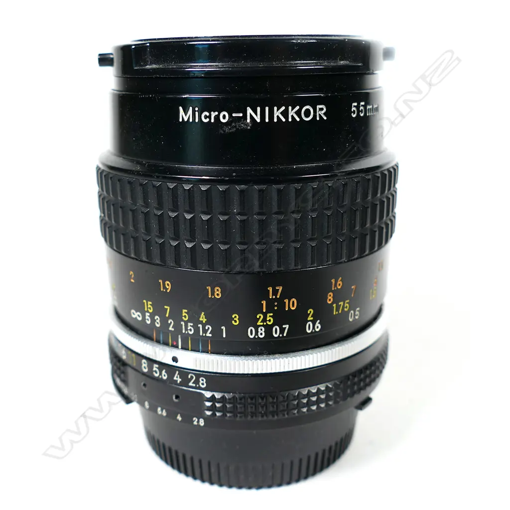 NIKKON MICRO-NIKKOR 55MM, F2.8 AIS LENS  #430522 Image 1++