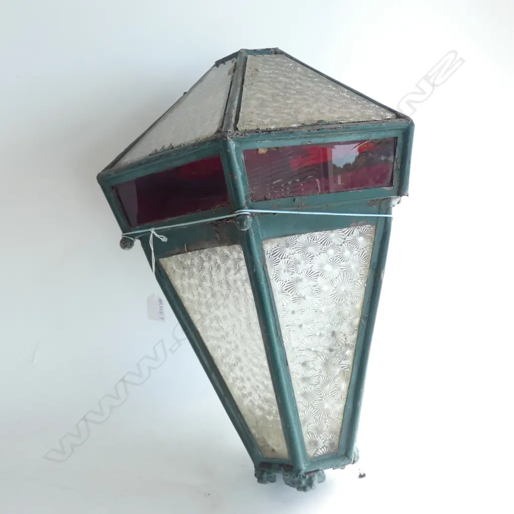 OLD HEXAGONAL LEAD LIGHT STREETLIGHT  H.550mm Image 1++